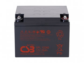 CSB Batéria GPL12260, 12V, 26Ah