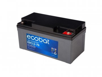 Ecobat Trakčná batéria EDC12-70, 70Ah, 12V