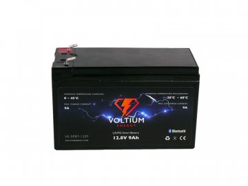 Voltium Energy LiFePO4 smart batéria VE-SPBT-1209, 12.8V, 9Ah