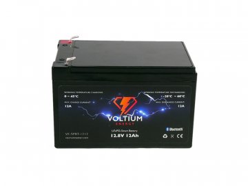 Voltium Energy LiFePO4 smart batéria VE-SPBT-1212, 12.8V, 12Ah
