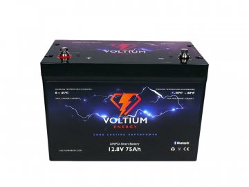 Voltium Energy LiFePO4 smart batéria VE-SPBT-1275, 12.8V, 75Ah