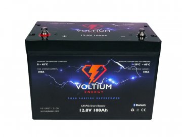 Voltium Energy LiFePO4 smart batéria VE-SPBT-12100, 12.8V, 100Ah