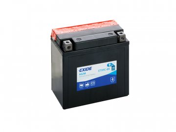Motobatéria EXIDE BIKE AGM ETX9C-BS, 12V, 9Ah, 120A