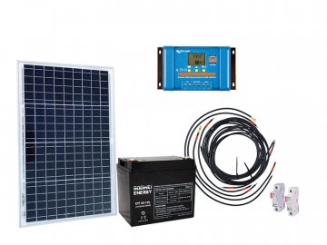 Solárna sada Victron Energy 45Wp, batéria Goowei Energy 35Ah