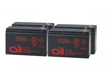 APC RBC107, alternatíva bez príslušenstva (4ks CSB GP1272 F2)