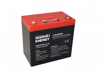 GOOWEI ENERGY trakčná batéria (LiFePO4) CNLFP50-12.8, 50Ah, 12.8V