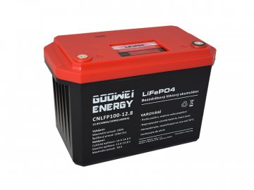 GOOWEI ENERGY trakčná batéria (LiFePO4) CNLFP100-12.8, 100Ah, 12.8V