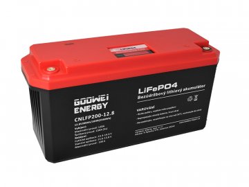 GOOWEI ENERGY trakčná batéria (LiFePO4) CNLFP200-12.8, 200Ah, 12.8V