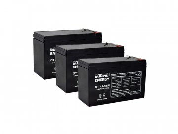 Batérie pre UPS (3x Goowei Energy OT7.2-12 F2)