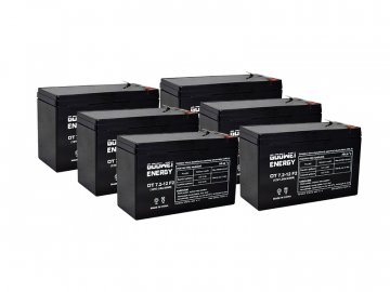 Batérie pre UPS (6x Goowei Energy OT7.2-12 F2)