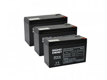 Batérie pre UPS (3x Goowei Energy OT9-12)