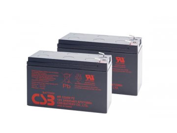 Batérie pre UPS (2x CSB HR1234W F2)