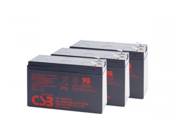Batérie pre UPS (3x CSB HR1234W F2)