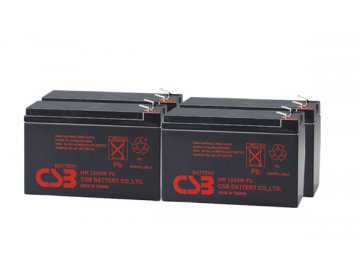 Batérie pre UPS (4x CSB HR1234W F2)