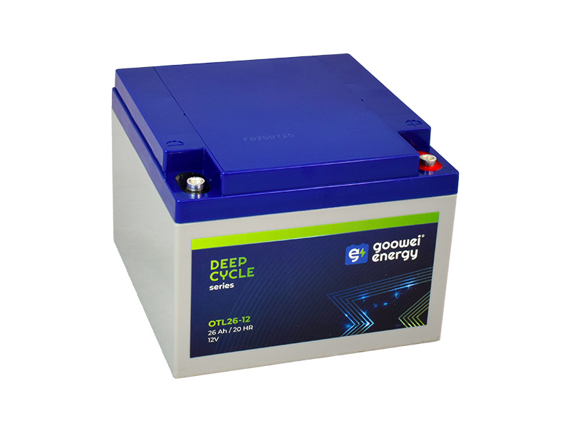 Trakčná (GEL) batéria GOOWEI ENERGY OTL26-12, 26Ah, 12V
