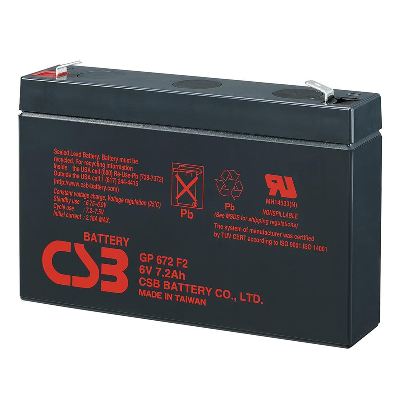 CSB Batéria GP672, 6V, 7.2Ah