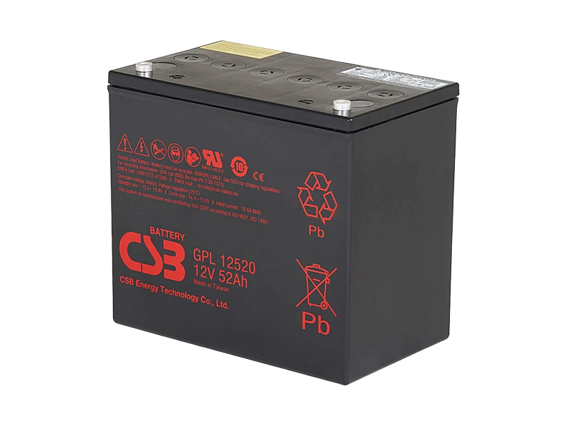 CSB Batéria GPL12520, 12V, 52Ah