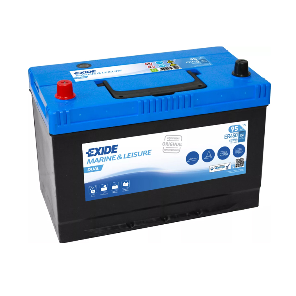 Exide Dual 12V 95Ah 650A ER450