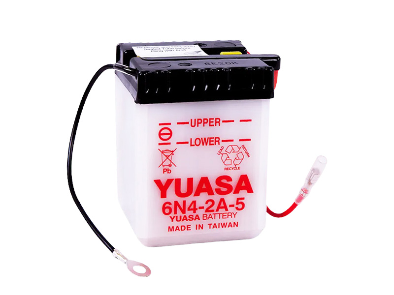 E-shop Motobatéria YUASA (originál) 6N4-2A-5, 6V, 4Ah