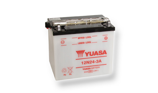 Motobatéria YUASA (originál) 12N24-3A, 12V, 24Ah