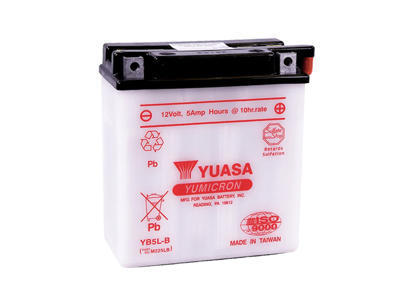 E-shop Motobatéria YUASA (originál) YB5L-B, 12V, 5Ah