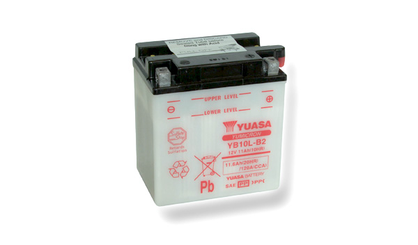 Motobatéria YUASA (originál) YB10L-B2, 12V, 11Ah