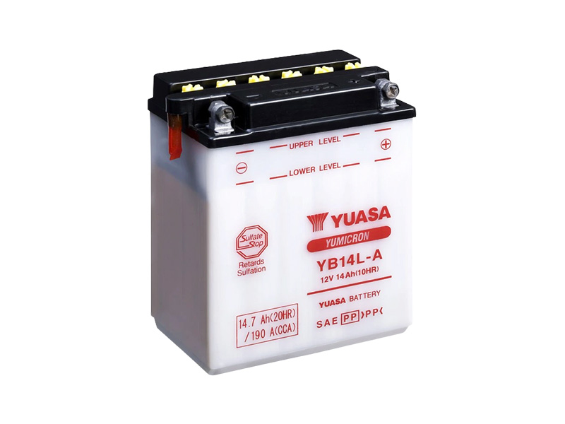 E-shop Motobatéria YUASA (originál) YB14L-A, 12V, 14Ah