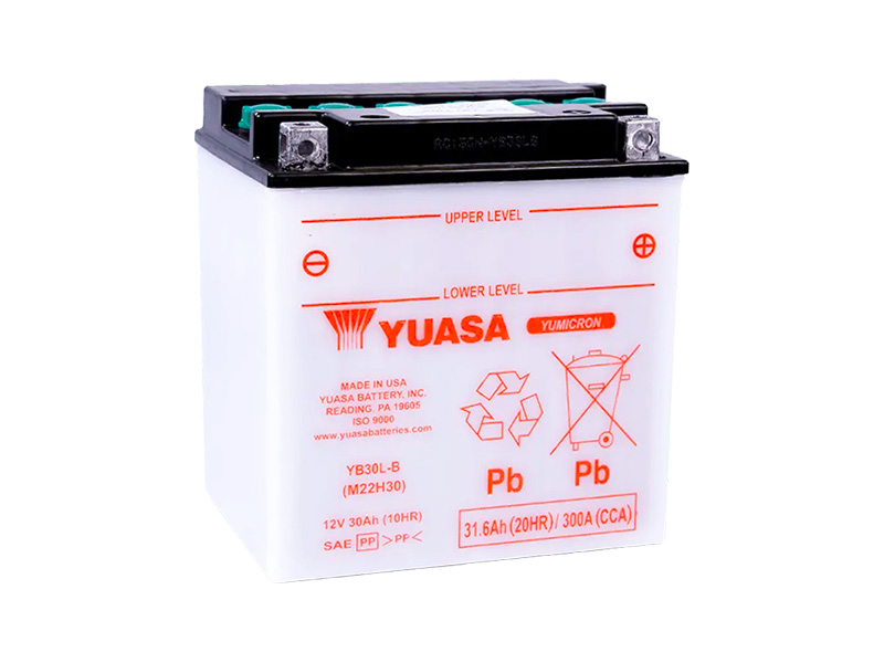 E-shop Motobatéria YUASA (originál) YB30L-B, 12V, 30Ah