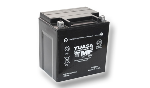 Motobatéria YUASA (originál) YIX30L-BS, 12V, 30Ah