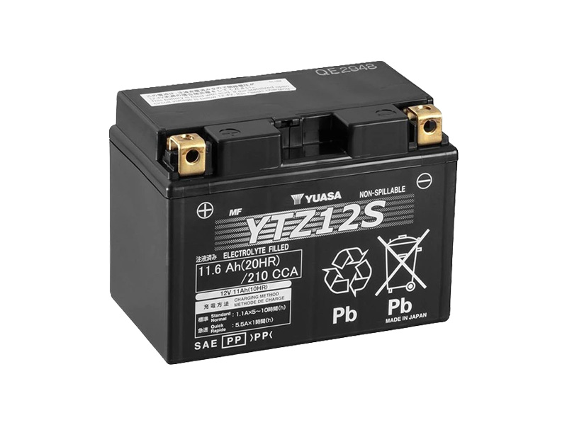 E-shop Motobatéria YUASA (originál, factory activated) YTZ12S, 12V, 11Ah