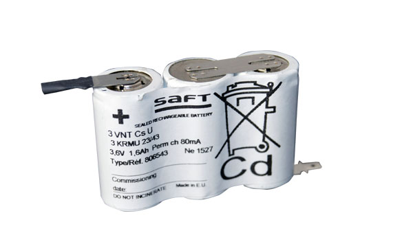 Batéria pre núdzové svetlá, osvetlenie SAFT 3,6V 1600mAh vysokoteplotné (3SBSVTCs)