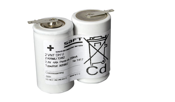 Batéria pre núdzové svetlá, osvetlenie SAFT 2,4V 4000mAh vysokoteplotné (2SBSVTD)