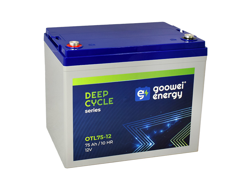 Trakčná (GEL) batéria GOOWEI ENERGY OTL75-12, 75 Ah, 12V