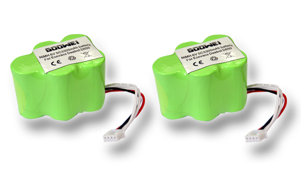 E-shop Goowei Batéria Ecovacs Deebot D62, D66, D73, D76, D77, 3300mAh(sada 2 ks batérií 2x6V)