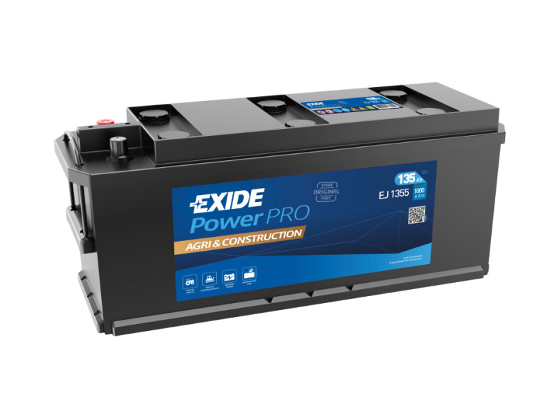 Exide PowerPRO Agri & Construction 12V 135Ah 1000A EJ1355