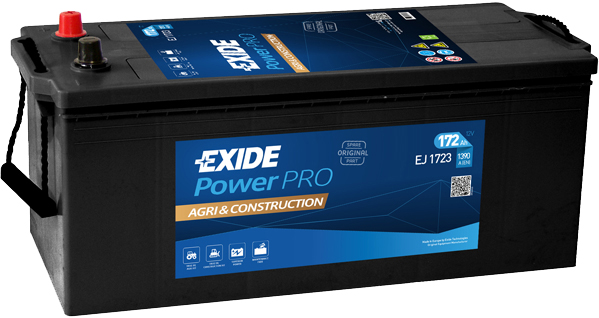 Exide PowerPRO Agri & Construction 12V 172Ah 1390A EJ1723