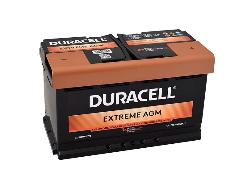 DURACELL Extreme AGM DE 80 AGM, 80Ah, 12V, 800A (DE80AGM)