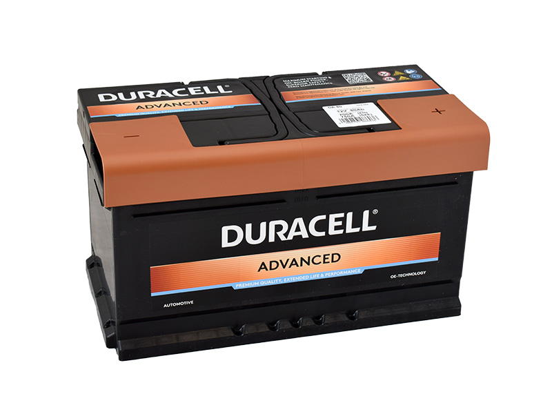DURACELL Advanced DA 80, 80Ah, 12V, 700A (DA80)
