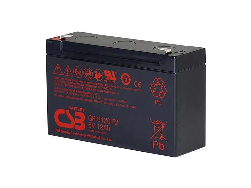 Batéria CSB 6 V / 12 Ah
