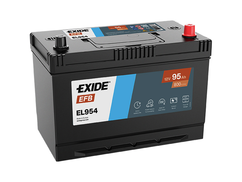Exide Start-Stop EFB 12V 95Ah 800A EL954