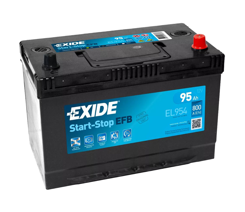 Exide Start-Stop EFB 12V 95Ah 800A EL954