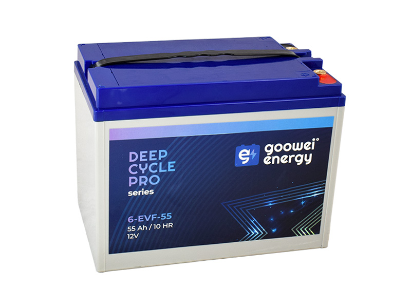 Trakčná (GEL) batéria GOOWEI ENERGY 6-EVF-55, 55Ah, 12V