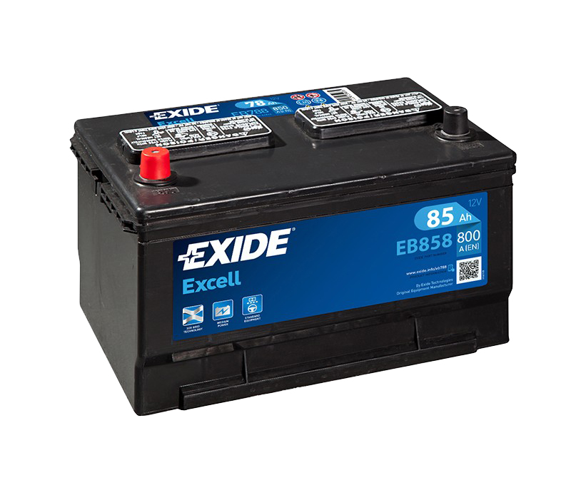 Exide Excell 12V 85Ah 800A EB858
