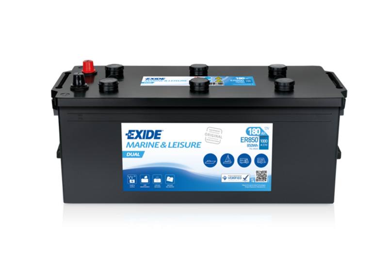 Batéria EXIDE DUAL 180Ah, 12V, ER850 (ER 850)