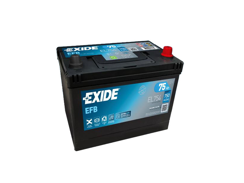 Autobatéria EXIDE EFB 75Ah, 12V, EL754