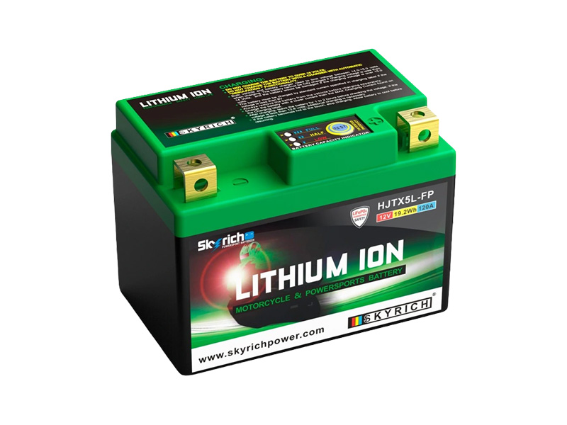 E-shop Skyrich Lithium motobatérie HJTX5L-FP (12V 19,2Wh) 1,6Ah