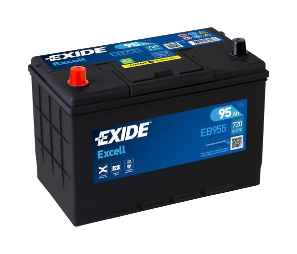 Autobatéria EXIDE Excell 95Ah, 12V, EB955