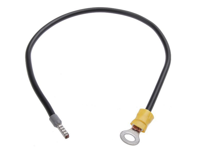 Prepojovací kábel M8/dutinka, 100cm, 10mm2