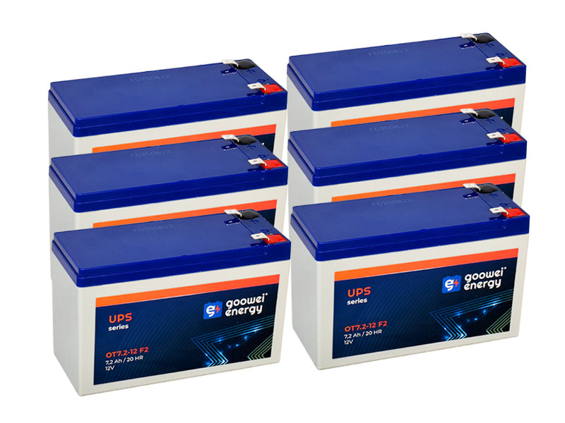 Batérie pre UPS (6x Goowei Energy OT7.2-12 F2)