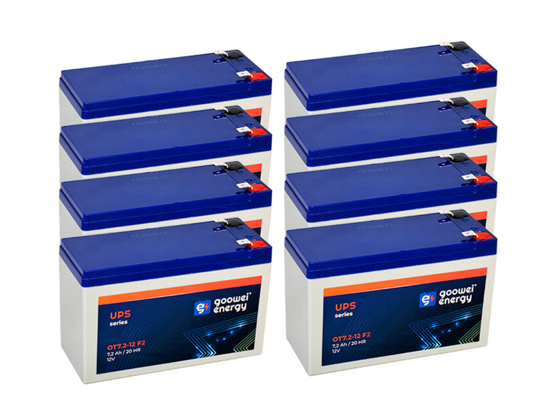 Batérie pre UPS (8x Goowei Energy OT7.2-12 F2)